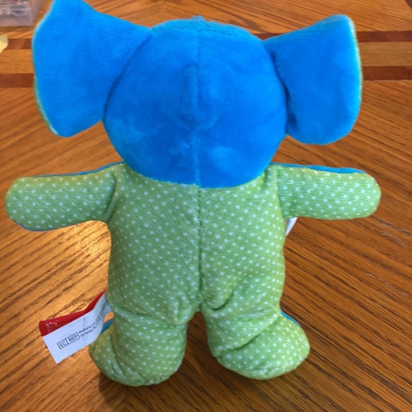 Gitzy- Baby rattle blue elephant stuffy - Picture 4 of 4